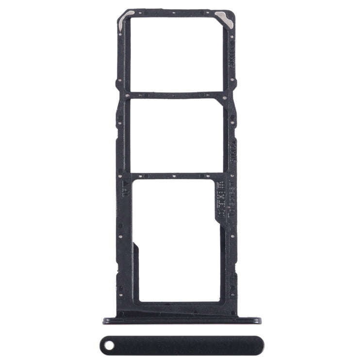 For Honor 20 SE SIM + SIM + Micro SD Card Tray (Black)