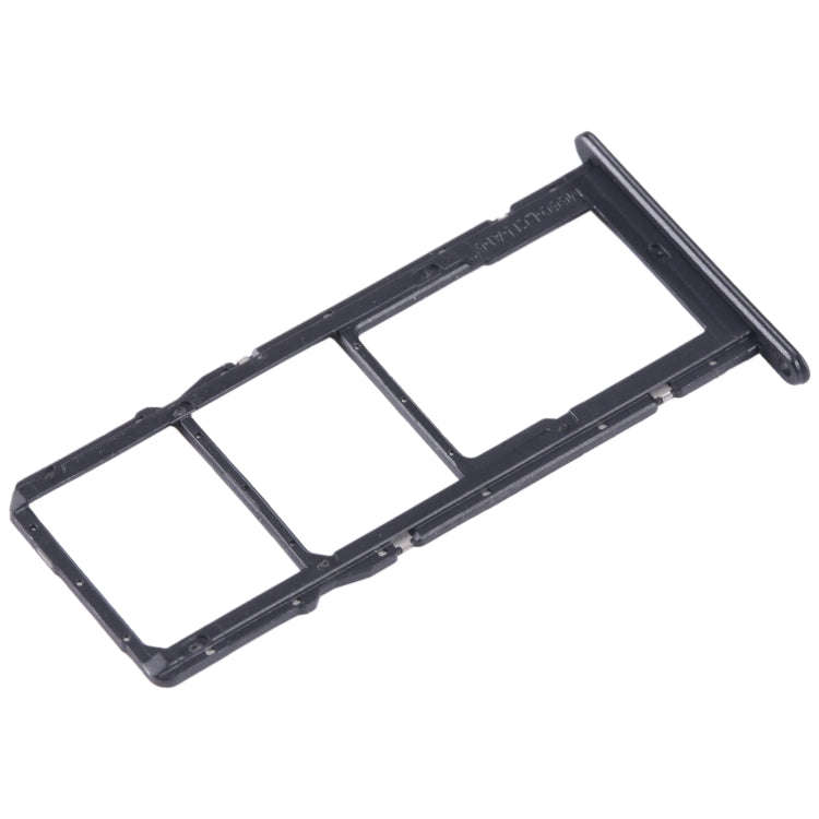 For Honor 10X Lite SIM + SIM + Micro SD Card Tray (Black)