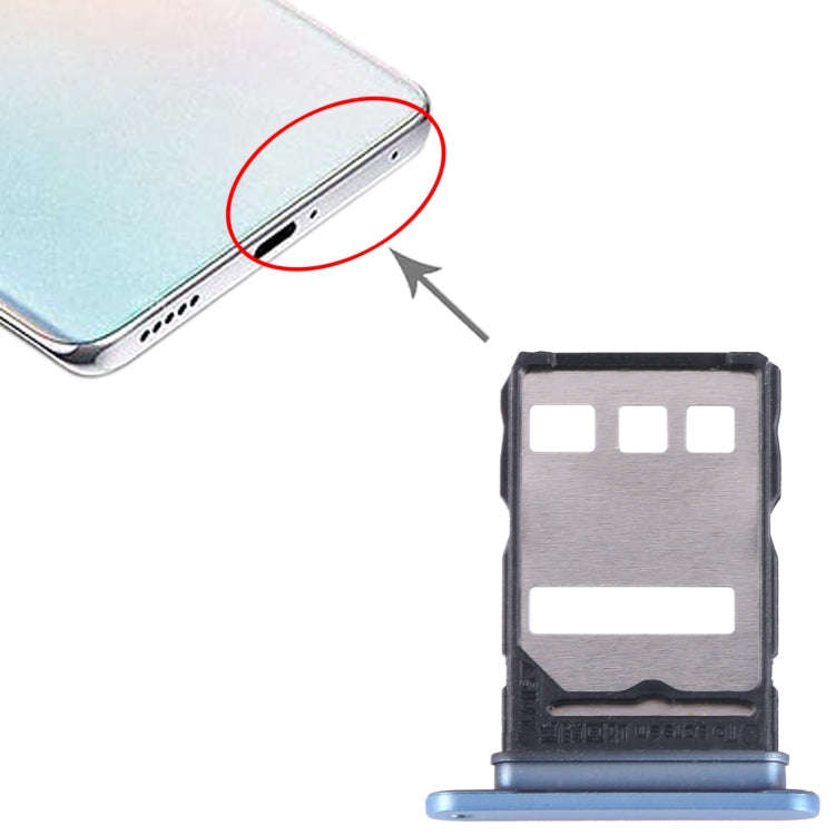 For Honor X50 SIM Card Tray (Blue)