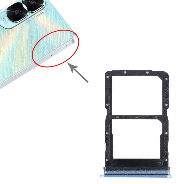 For Honor X50i SIM + SIM Card Tray (Blue)
