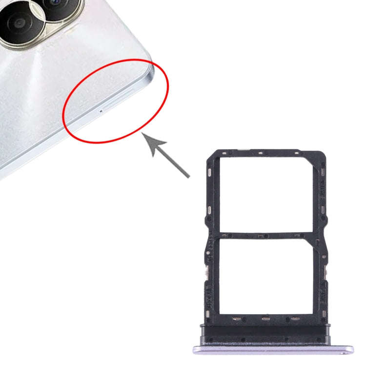 For Honor Play7T SIM + SIM Card Tray (Purple)