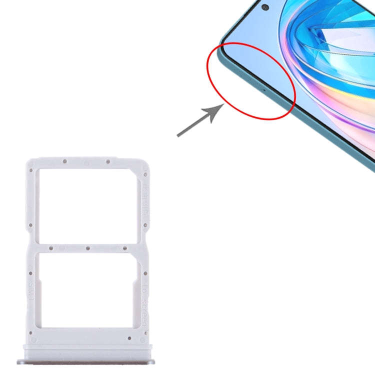 For Honor X8a SIM + SIM Card Tray (Grey)
