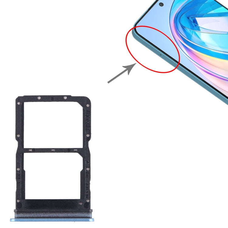 For Honor X8a SIM + SIM Card Tray (Blue)