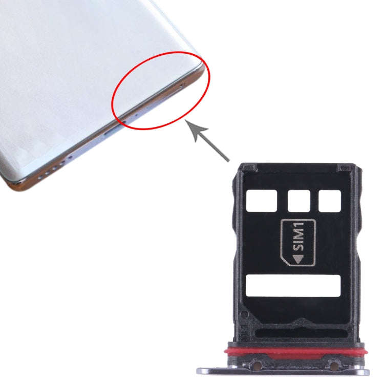 For Honor Magic4 Ultimate SIM + NM Card Tray (Black)