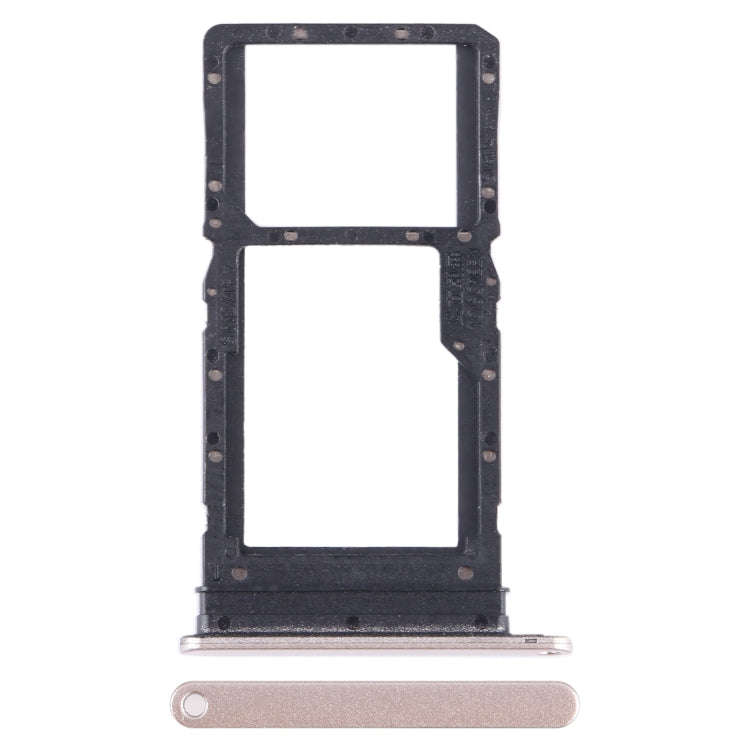 For Honor X7a SIM + SIM / Micro SD Card Tray (Gold)