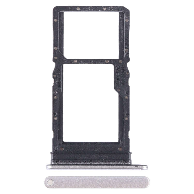 For Honor X7a SIM + SIM / Micro SD Card Tray (Silver)
