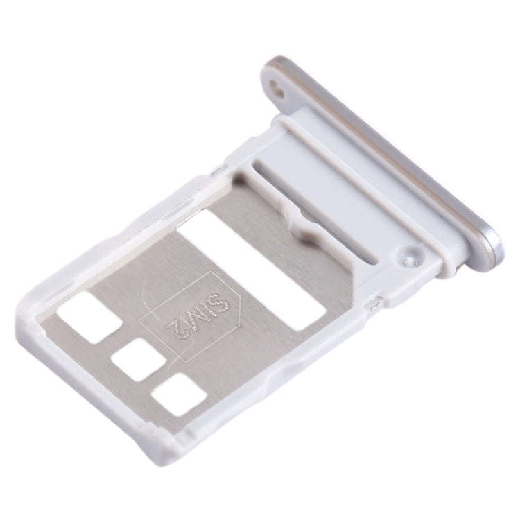 For Honor 80 Pro Flat SIM + SIM Card Tray (Silver)