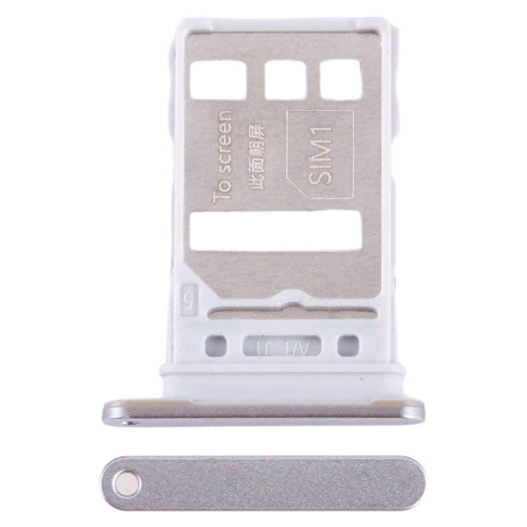 For Honor 80 SIM + SIM Card Tray (Silver)