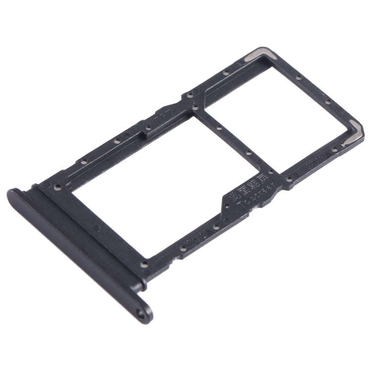 For Honor Play6C SIM + SIM / Micro SD Card Tray (Black)