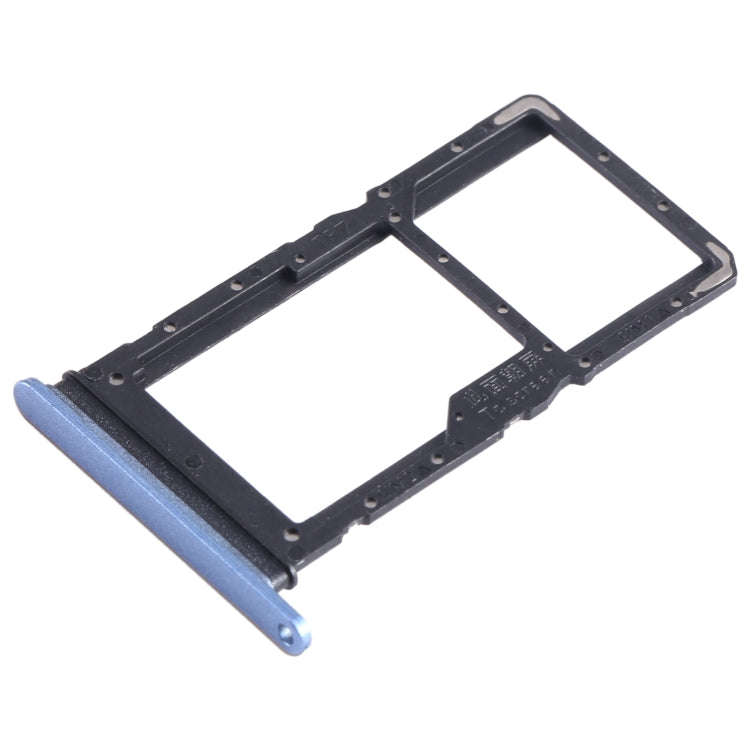 For Honor Play6C SIM + SIM / Micro SD Card Tray (Blue)