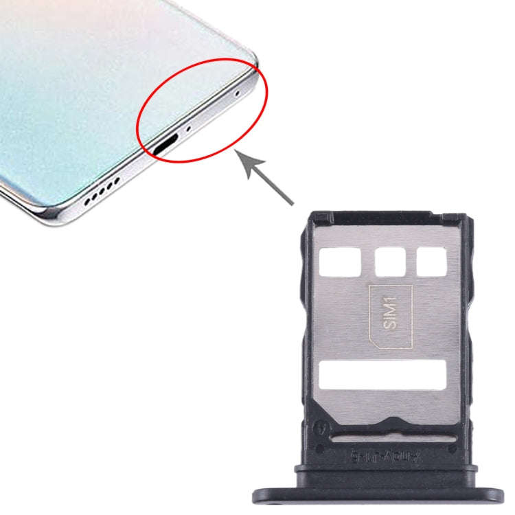 For Honor X40 GT SIM Card Tray (Black)