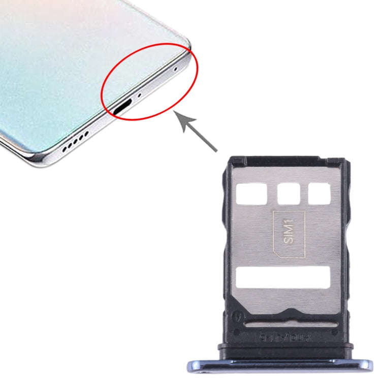 For Honor X40 GT SIM Card Tray (Silver)