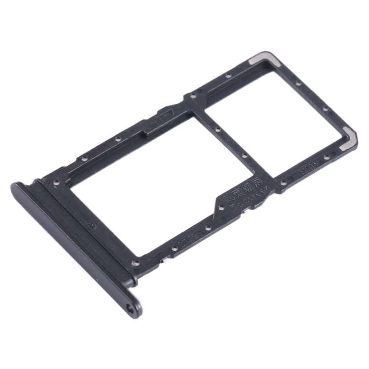 For Honor X6 SIM + SIM / Micro SD Card Tray (Black)