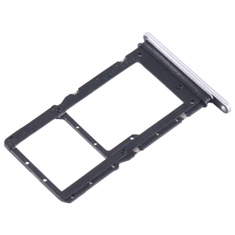 For Honor X8 5G SIM + SIM / Micro SD Card Tray (Silver)