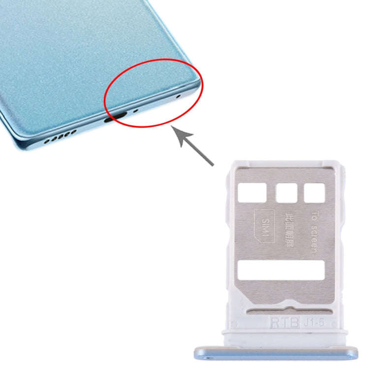 For Honor 70 Pro+ SIM + SIM Card Tray (Blue)