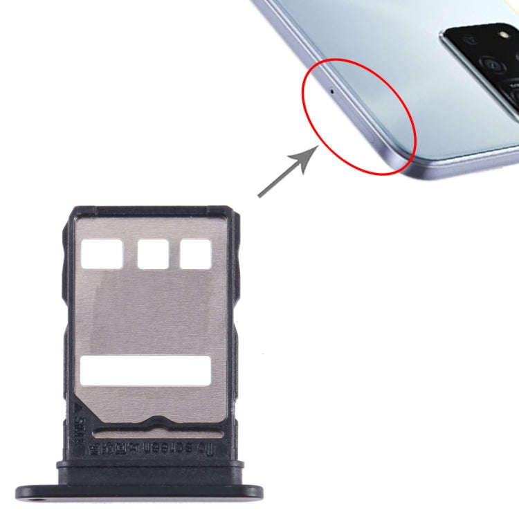 For Honor Play 50 Plus SIM Card Tray (Black)