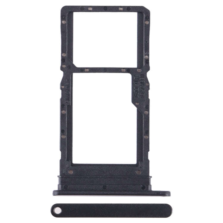 For Honor X7 SIM + SIM / Micro SD Card Tray (Black)