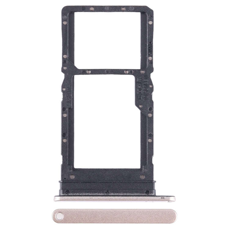 For Honor X7 SIM + SIM / Micro SD Card Tray (Gold)