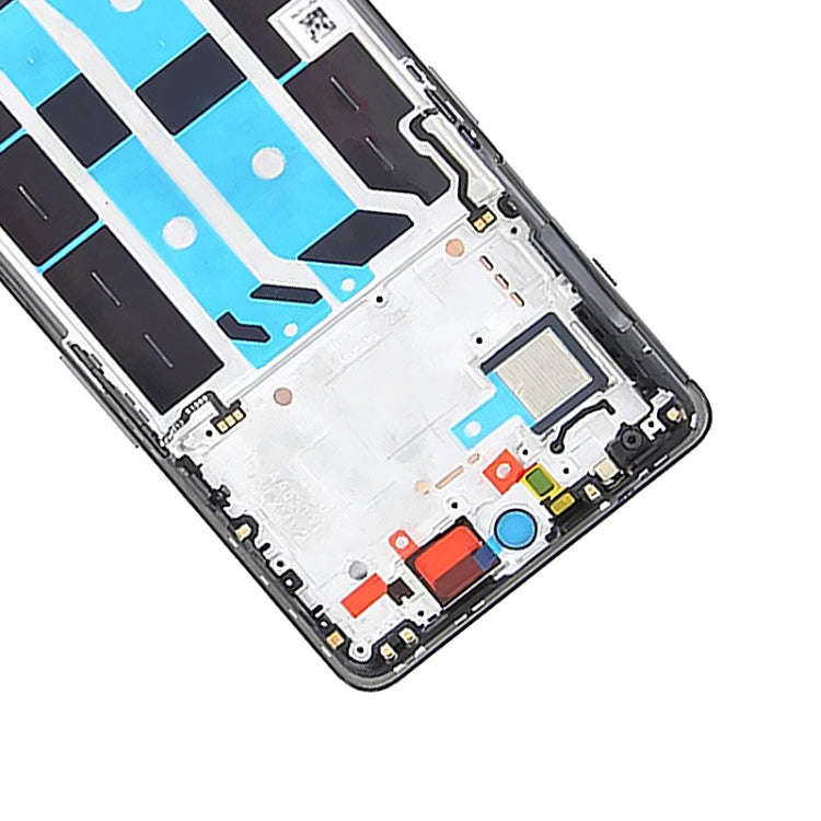 For OnePlus Ace 2  PHK110 LCD Screen Digitizer Full Assembly with Frame (Black)