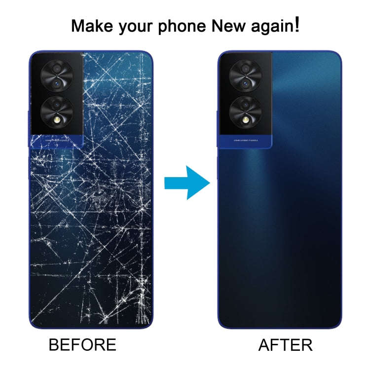 For TCL 40 NxtPaper 4G Original Battery Back Cover(Blue)