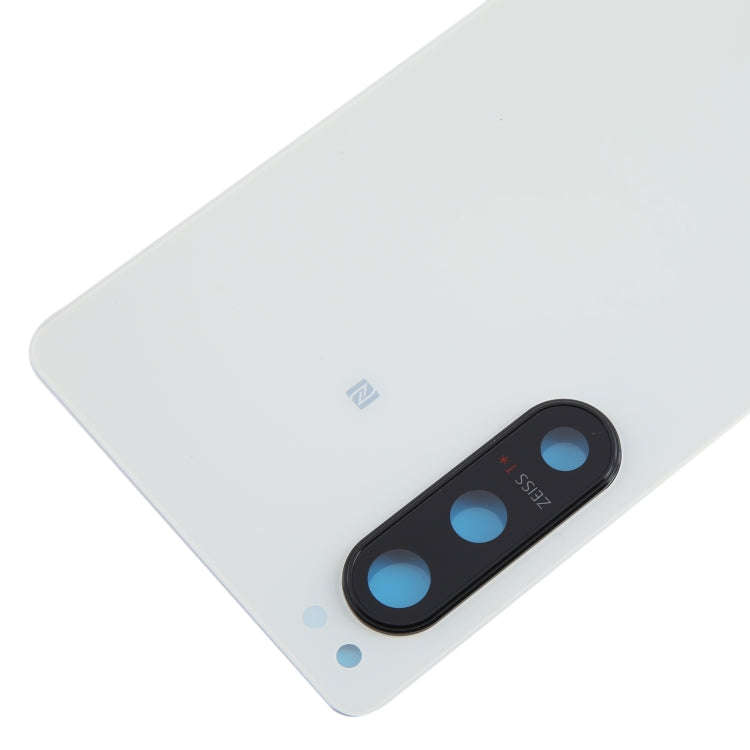 For Sony Xperia 5 IV Original Battery Back Cover with Camera Lens Cover(White)