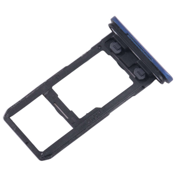 For Sony Xperia 10 II Original SIM + Micro SD Card Tray (Blue)