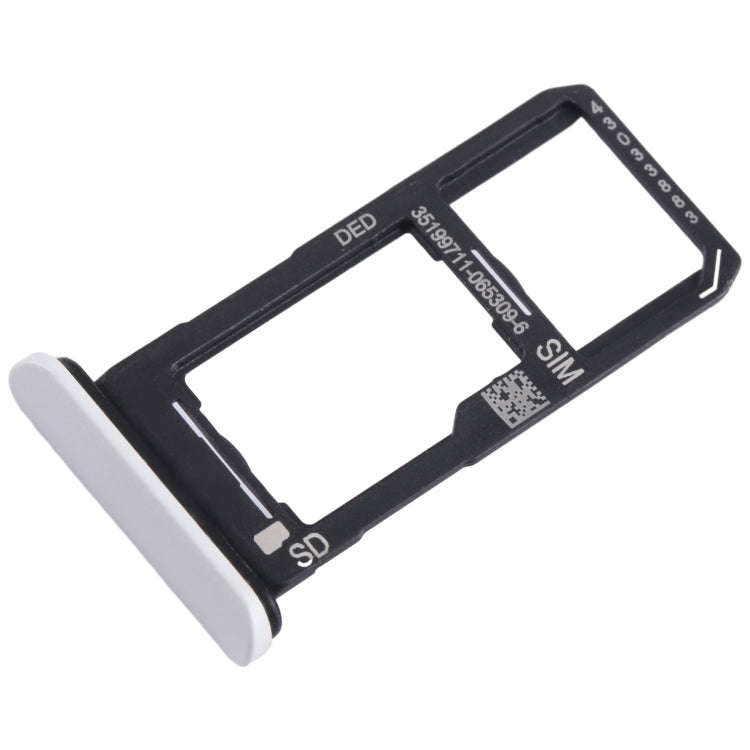 For Sony Xperia 10 II Original SIM + Micro SD Card Tray (White)