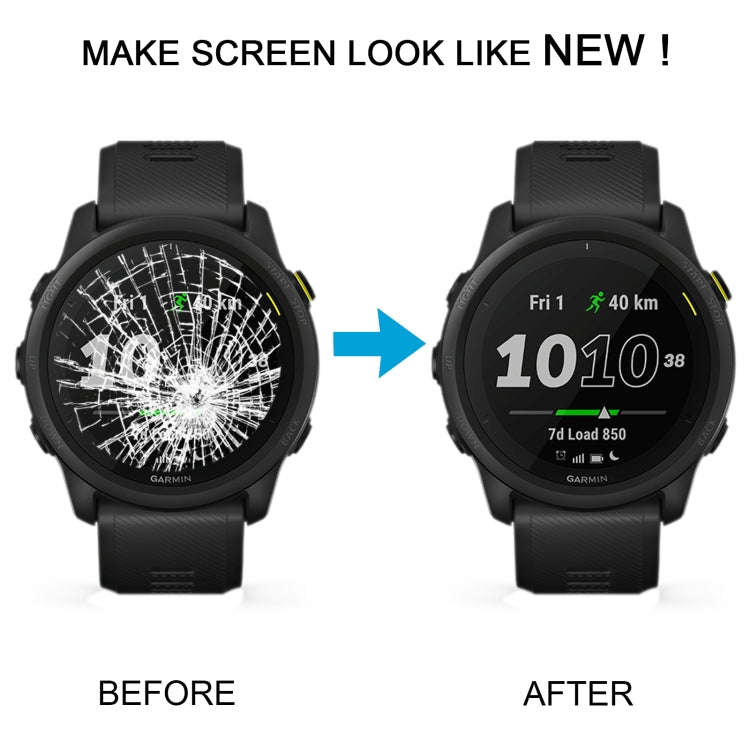 For Garmin Forerunner 745 LCD Screen with Digitizer Full Assembly(Black)