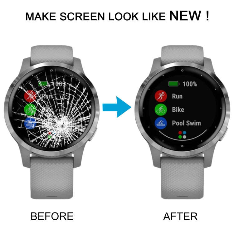 For Garmin Vivoactive 4S Original Disassembled LCD Screen with Digitizer Full Assembly (Silver)