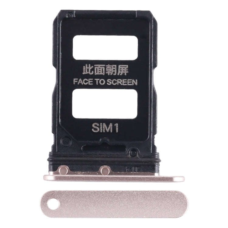 For Xiaomi Civi 1S SIM Card Tray + SIM Card Tray (Gold)