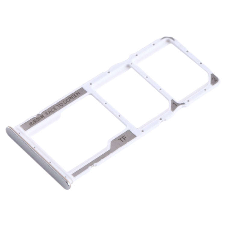 For Xiaomi Poco M5 4G SIM Card Tray + SIM Card Tray + Micro SD Card Tray (Silver)