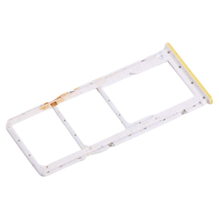 For Xiaomi Poco M5 4G SIM Card Tray + SIM Card Tray + Micro SD Card Tray (Yellow)