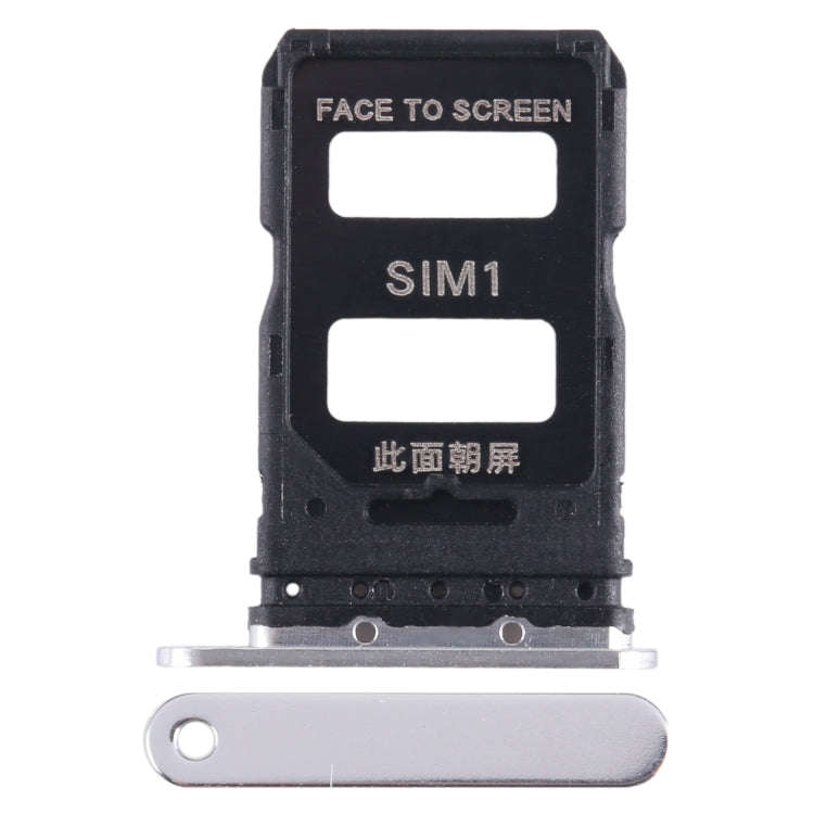 For Xiaomi 13 Pro SIM Card Tray + SIM Card Tray (Silver)