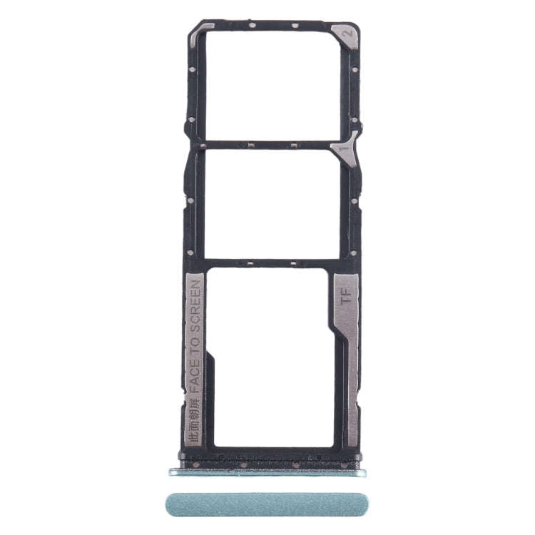 For Xiaomi Redmi Note 12s SIM Card Tray + SIM Card Tray + Micro SD Card Tray (Green)