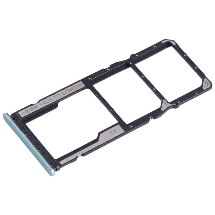 For Xiaomi Redmi Note 12s SIM Card Tray + SIM Card Tray + Micro SD Card Tray (Green)