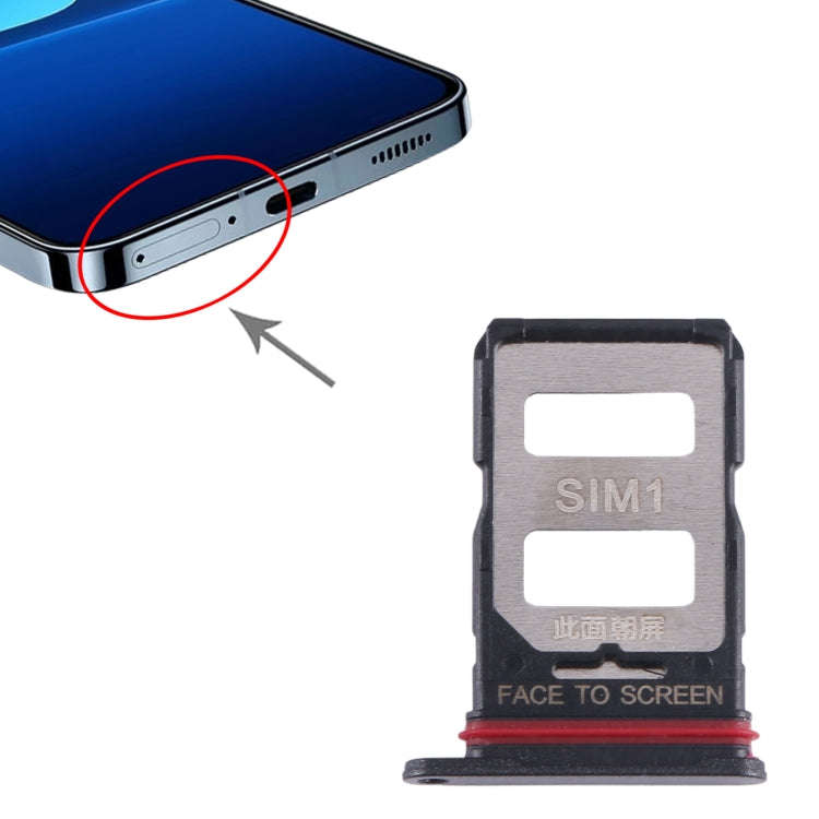 For Xiaomi Redmi  K60 Ultra SIM Card Tray + SIM Card Tray (Black)