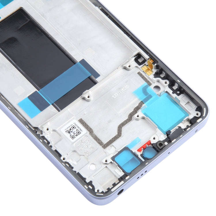 For Xiaomi Redmi Note 13 Pro 5G Original Front Housing LCD Frame Bezel Plate (Purple)