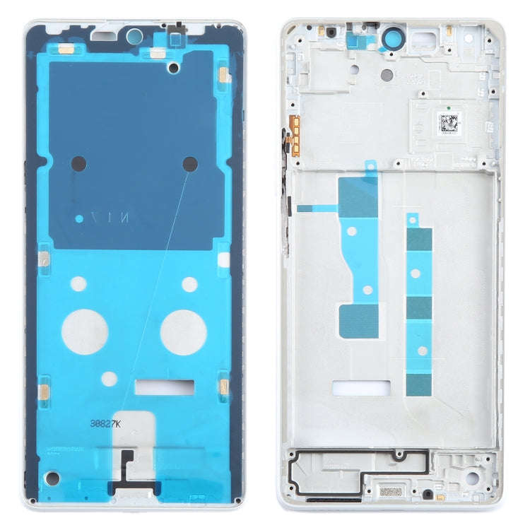 For Xiaomi Redmi Note 13 5G Original Front Housing LCD Frame Bezel Plate (White)