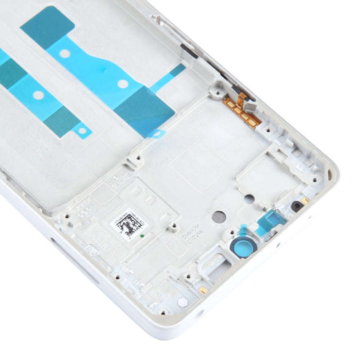 For Xiaomi Redmi Note 13 5G Original Front Housing LCD Frame Bezel Plate (White)