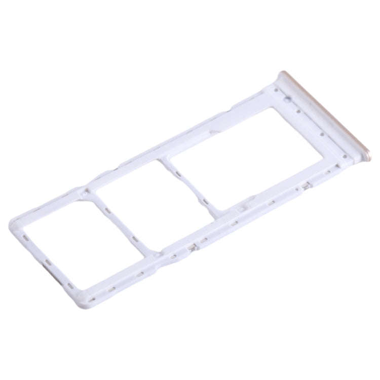 For Tecno Camon 18 P SIM Card Tray + SIM Card Tray + Micro SD Card Tray (Gold)