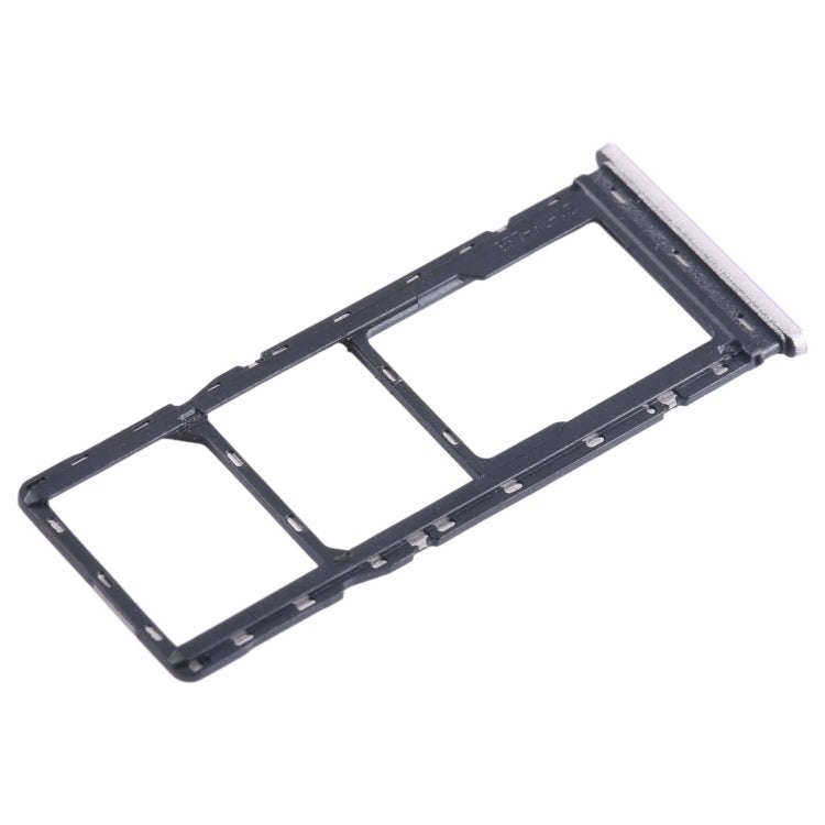 For Tecno Pop 7 Pro BF7 SIM Card Tray + SIM Card Tray + Micro SD Card Tray (Gold)