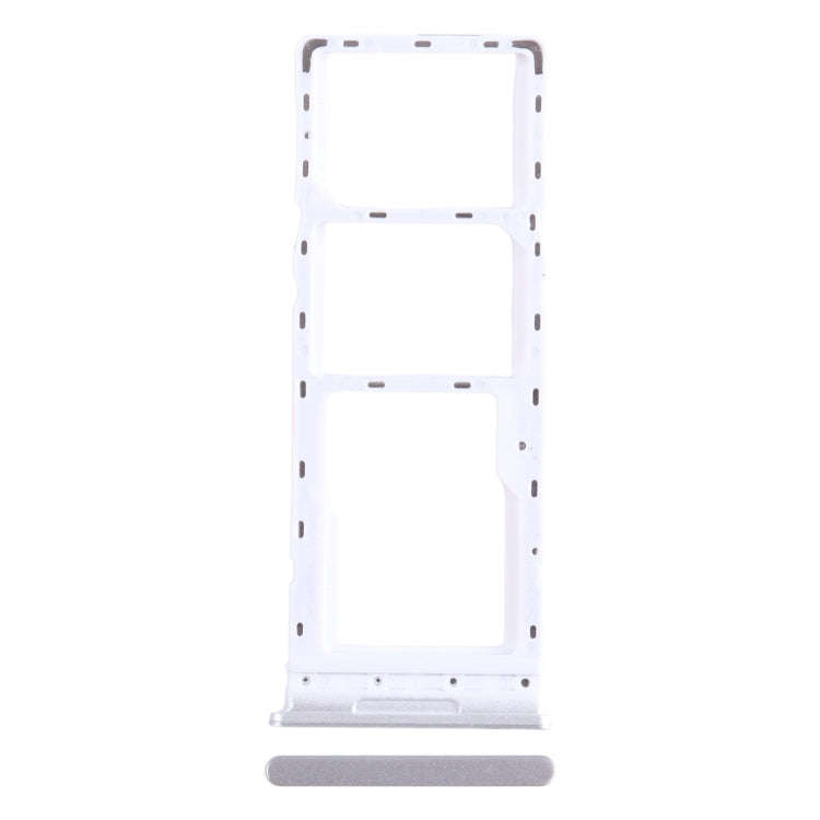 For Infinix Note 11 X663 SIM Card Tray + SIM Card Tray + Micro SD Card Tray (White)