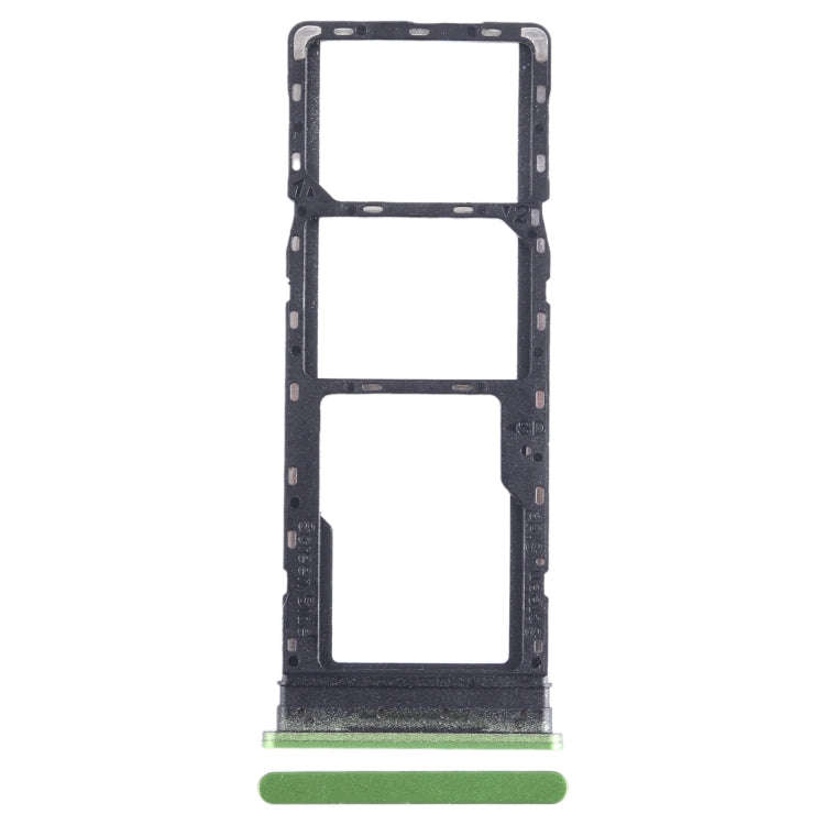 For Infinix Hot 12 Play NFC X6816C SIM Card Tray + SIM Card Tray + Micro SD Card Tray (Green)