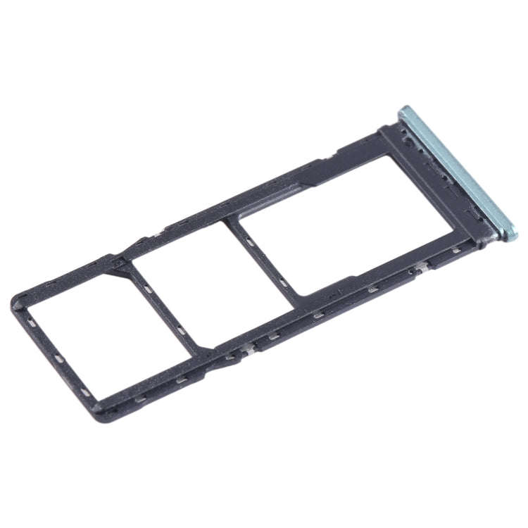 For Infinix Hot 20i X665 SIM Card Tray + SIM Card Tray + Micro SD Card Tray (Green)
