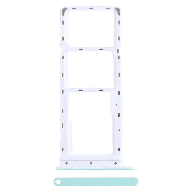 For Infinix Smart 7 HD X6516 SIM Card Tray + SIM Card Tray + Micro SD Card Tray (Green)