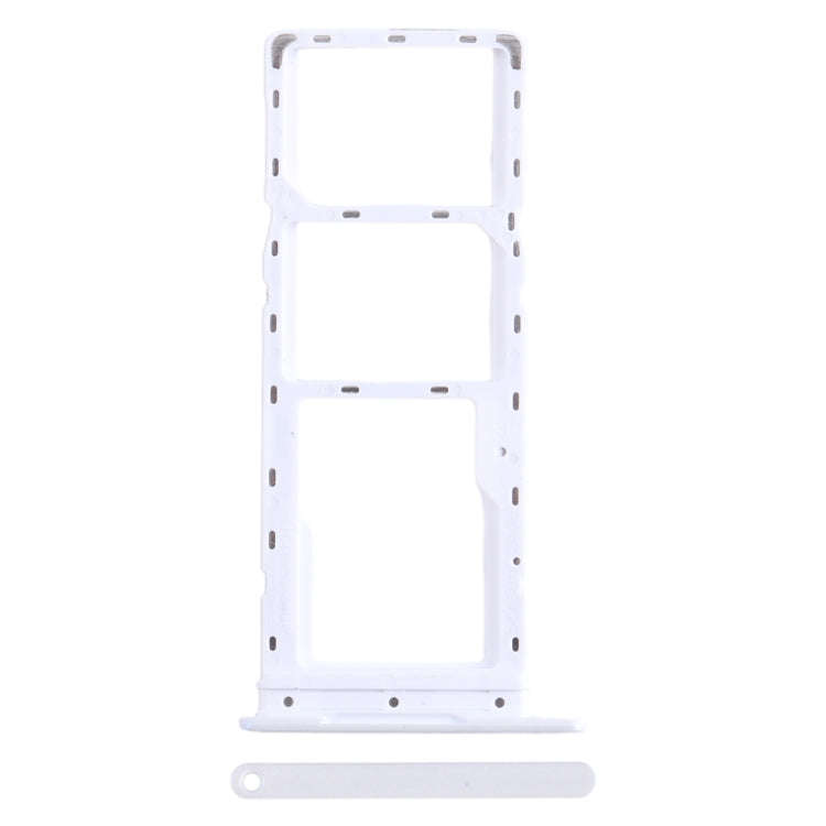 For Infinix Smart 7 HD X6516 SIM Card Tray + SIM Card Tray + Micro SD Card Tray (White)