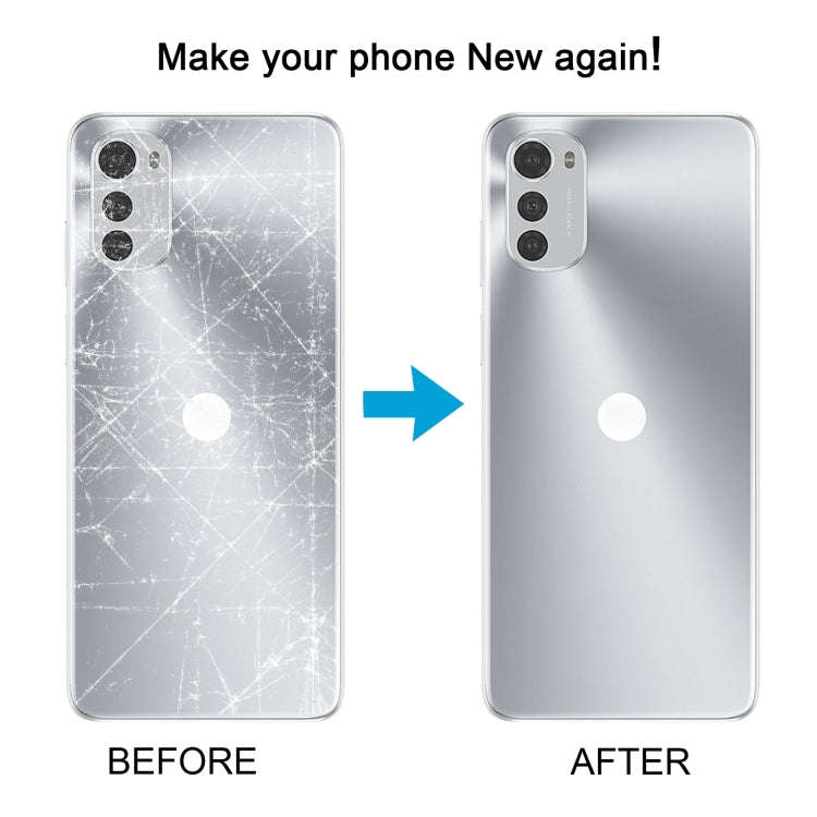 For Motorola Moto E32 Original Battery Back Cover(Grey)
