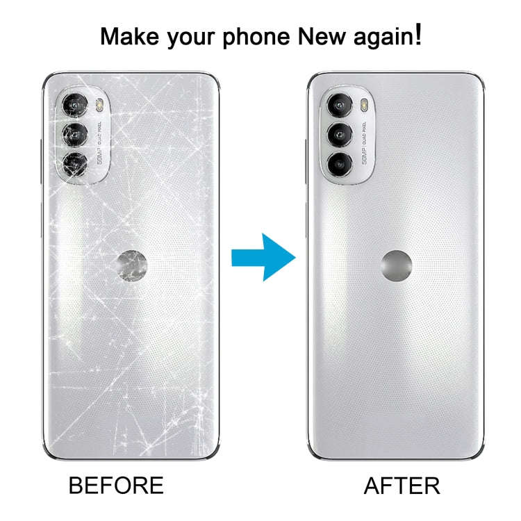For Motorola Moto G82 Original Battery Back Cover(Black)