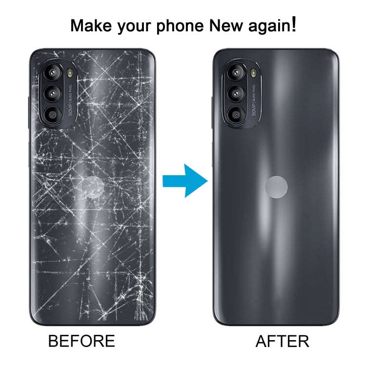 For Motorola Moto G52 Original Battery Back Cover(Grey)