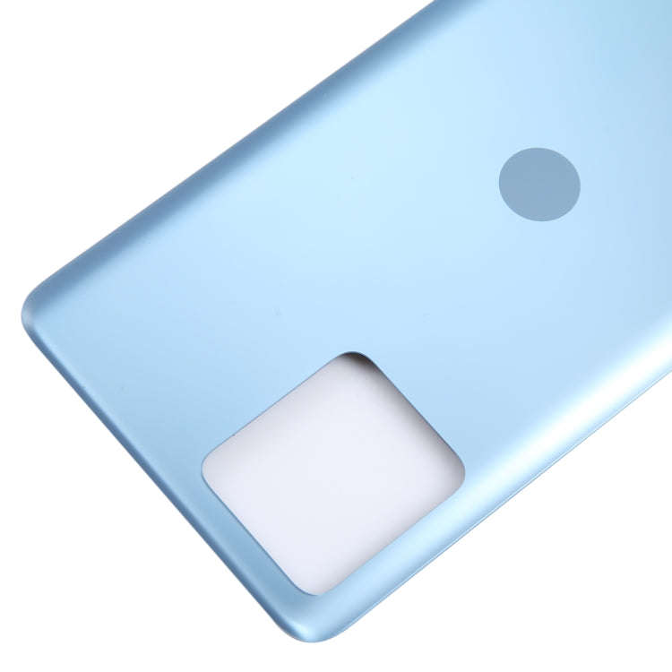 For Motorola Moto G72 Original Battery Back Cover(Blue)